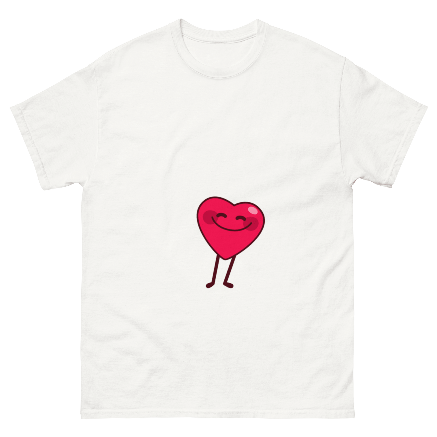 White- Cheerful Heart Tee - beyond universally blessed