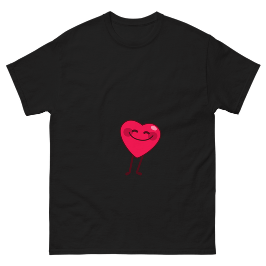Black- Cheerful Heart Tee - beyond universally blessed