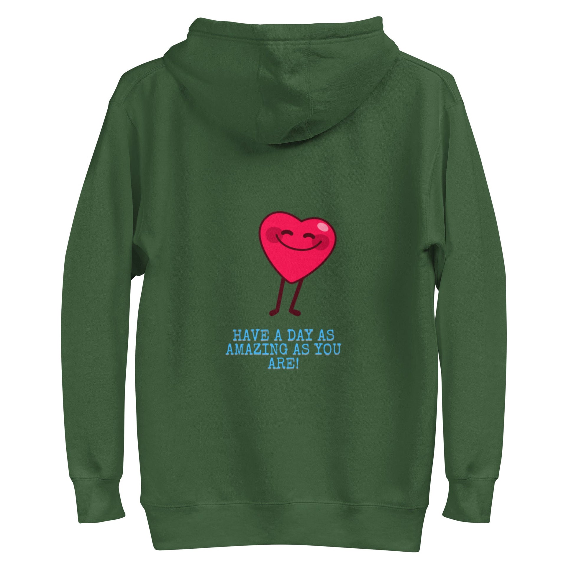 Forest Green Keep Your Happy Hoodie - beyond universally blessed