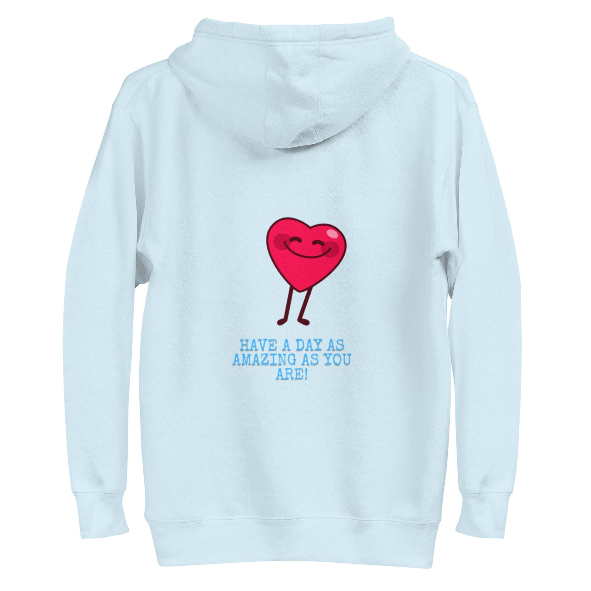 Sky Blue Keep Your Happy Hoodie - beyond universally blessed