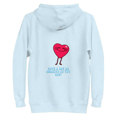 Sky Blue Keep Your Happy Hoodie - beyond universally blessed