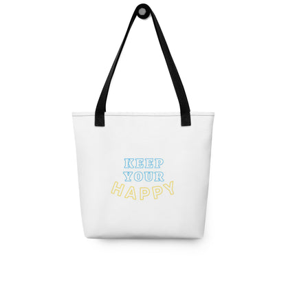 Keep Your Happy Tote bag for Joyful Days - beyond universally blessed - 